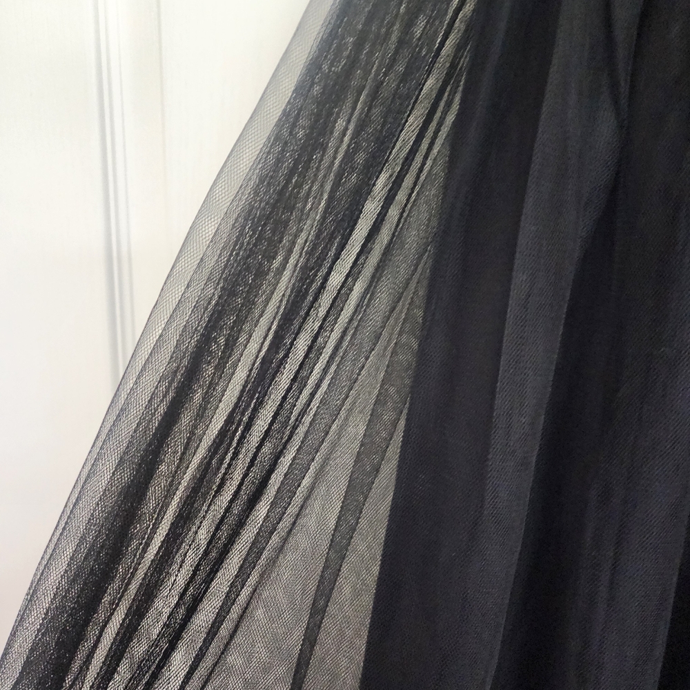 PinkBlush tulle maternity gown maxi dress Sparkle Black Medium Picture Baby Bump - Picture 9 of 10